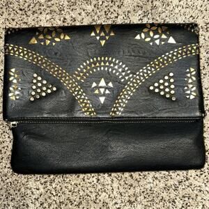 MMS Black And Gold Clutch